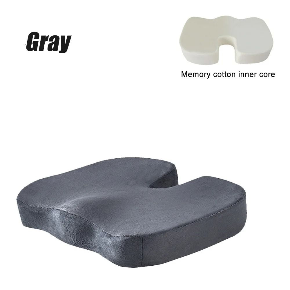 Memory Foam U Shaped Seat Cushion For Hip And Lower Back Support 7