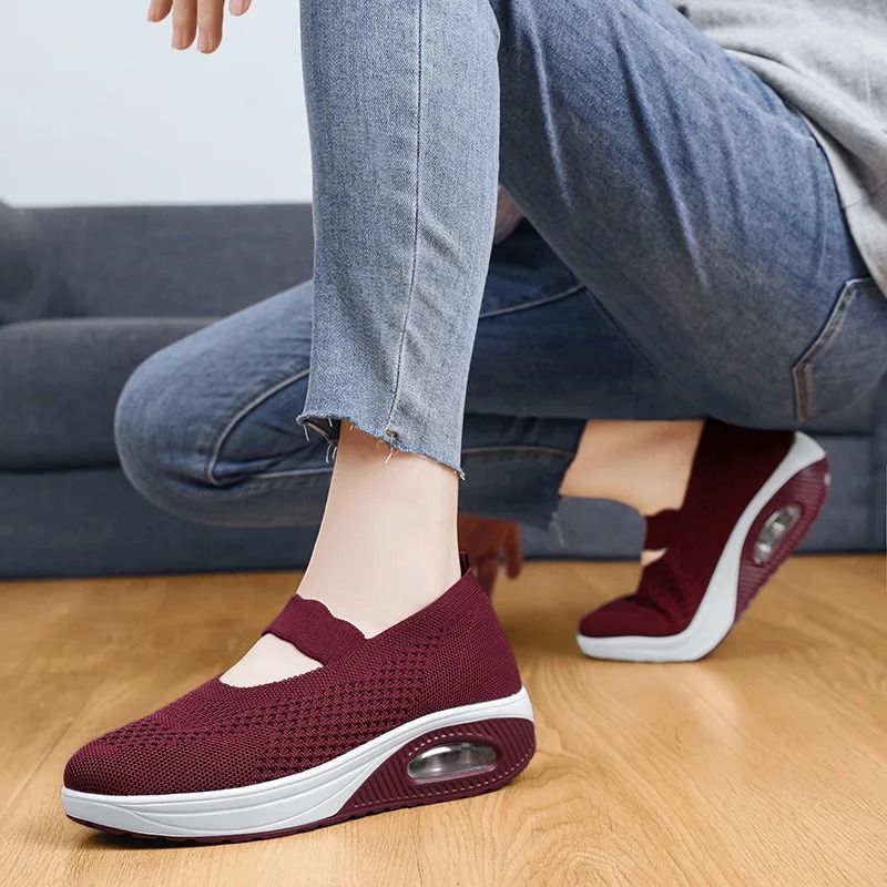 Womens Breathable Soft Sole Flat Shoes For Summer Comfort 3