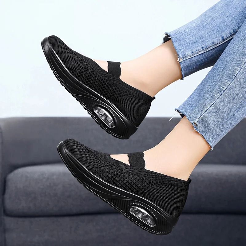 Womens Breathable Soft Sole Flat Shoes For Summer Comfort 4