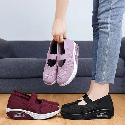 Womens Breathable Soft Sole Flat Shoes For Summer Comfort 5