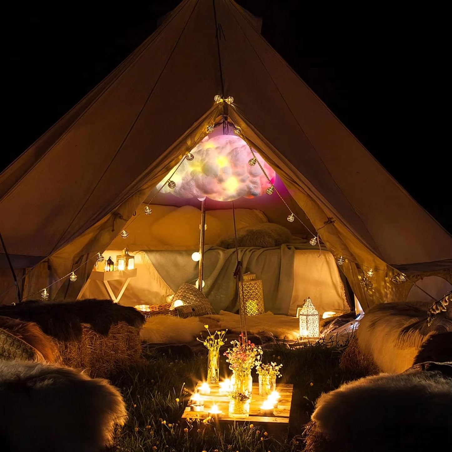DIY Thunder Cloud LED Ceiling Light  Music Sync RGB Storm Effect Lighting Kit For Gaming Rooms  Dec 1