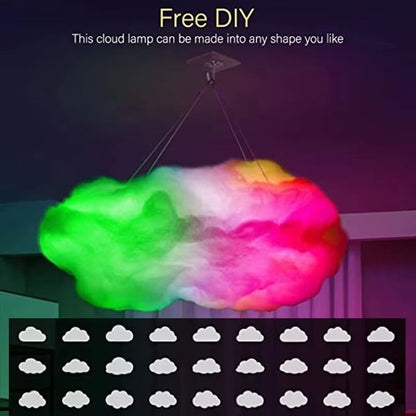 DIY Thunder Cloud LED Ceiling Light  Music Sync RGB Storm Effect Lighting Kit For Gaming Rooms  Dec 3