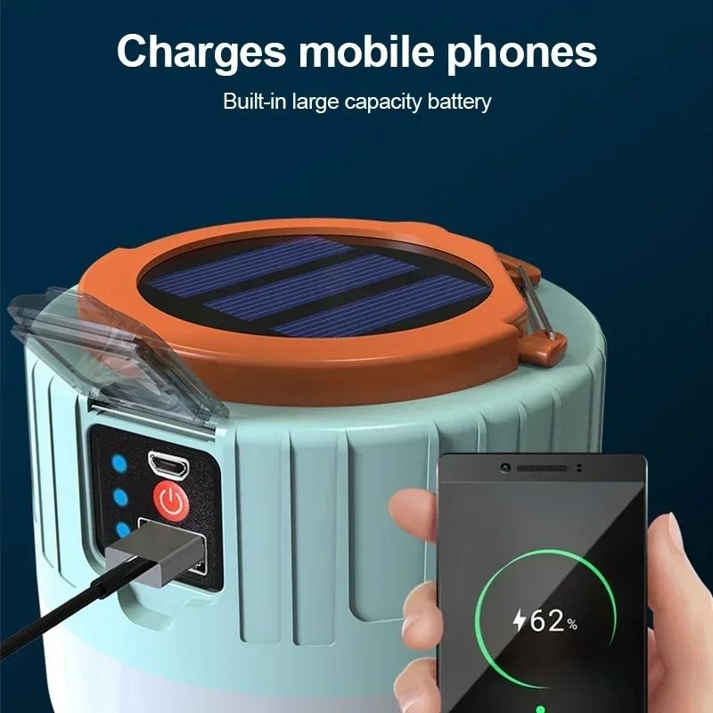 Portable Camping Lantern And Power Bank  Waterproof LED Outdoor Light 2