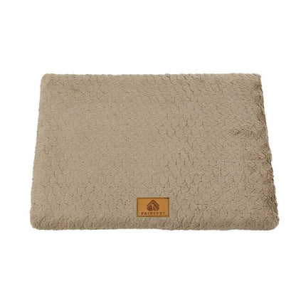 3D Foam Pet Bed With Washable Faux Fur Cover And Orthopedic Support 6