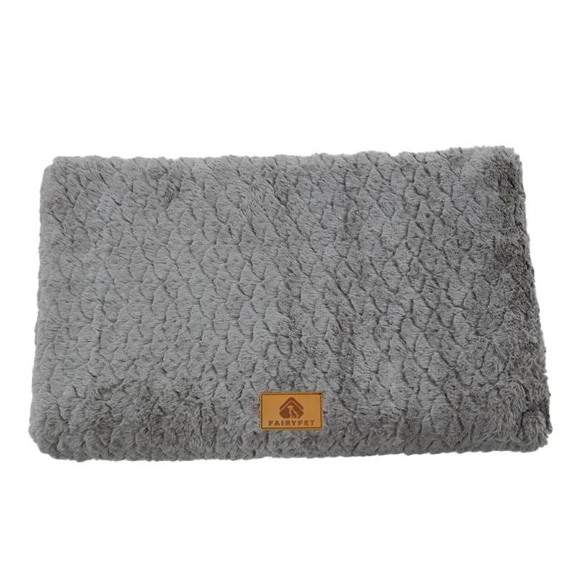 3D Foam Pet Bed With Washable Faux Fur Cover And Orthopedic Support 7