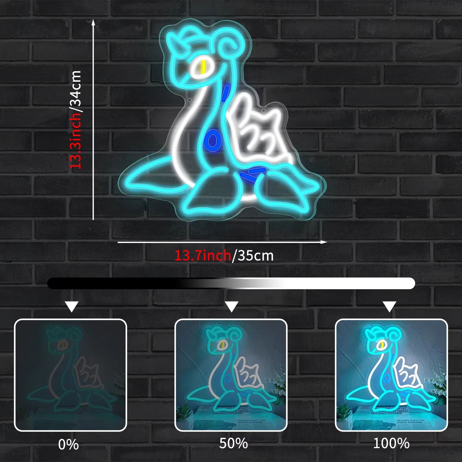 Anime Dragon Neon Sign  USB Powered Japanese LED Wall Light For Bedroom Game Room  Anime Decor 2