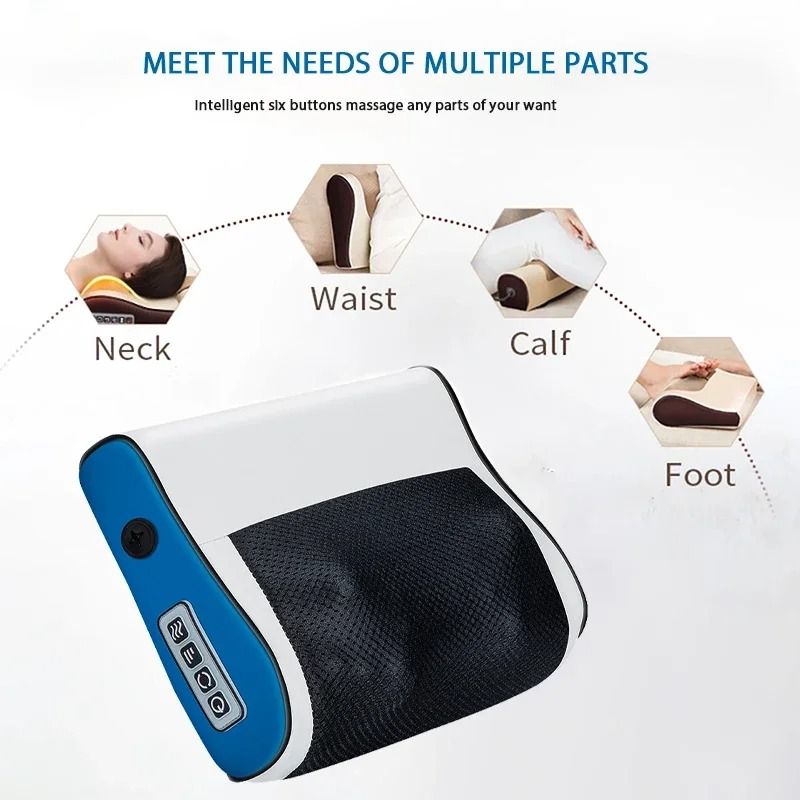 Multi Functional Neck And Shoulder Massager With Heat And Adjustable Kneading 3