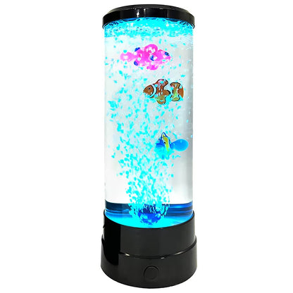 LED ColorChanging Fish Lamp  Simulated Aquarium Bubble Night Light For Desk  Bedroom Decor 6