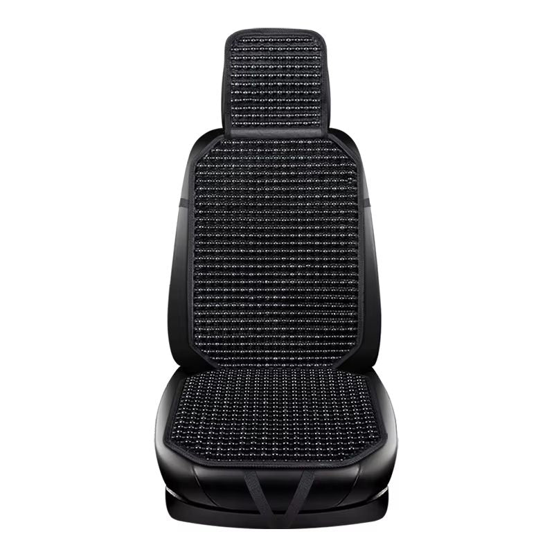Wooden Bead Car Seat Cushion  Universal Cooling  Breathable Cover With NonSlip Base Available In 5  6