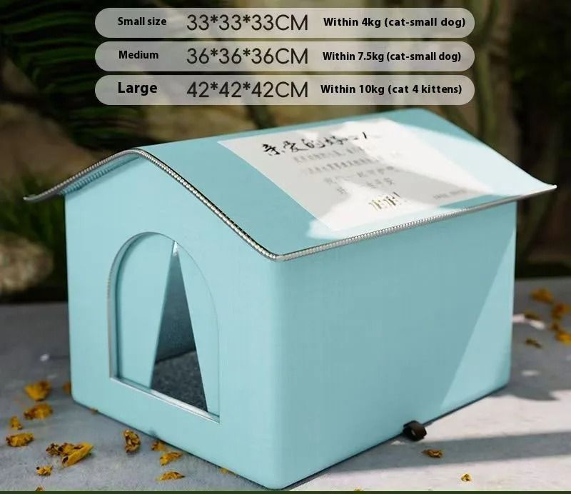 Outdoor Waterproof Cat House For Winter Shelter And Comfort 6