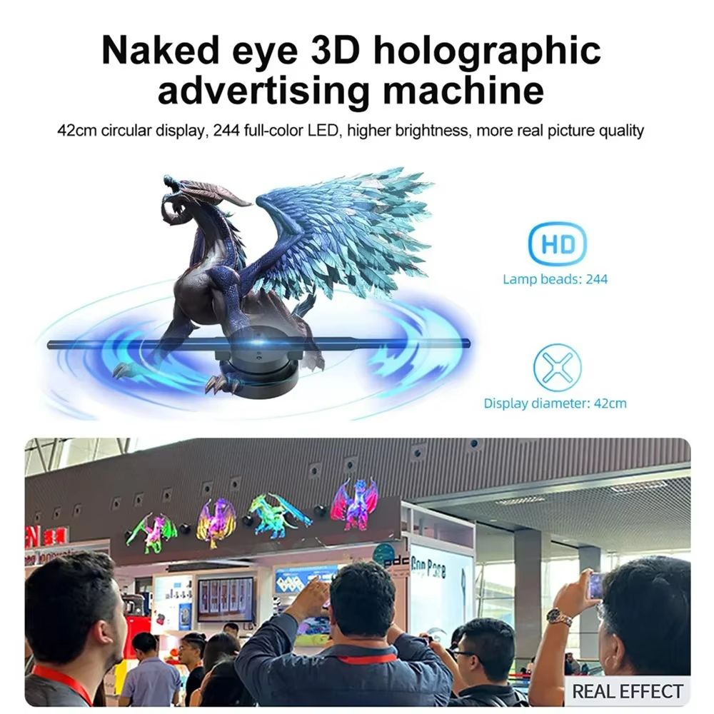 42CM 3D Hologram Fan WiFi Projector Display For Business And Events 1