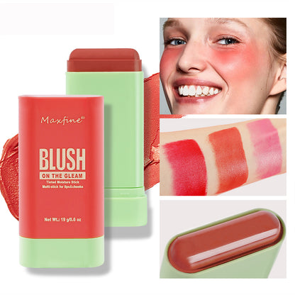 Multi-Functional Blush Stick, Waterproof Long Lasting Makeup, Easy Color Delicate Moisture, Cream-to-Glow Cheeks & Lips