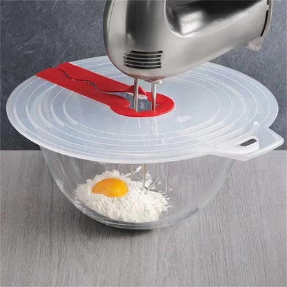 Silicone Mixer Splatter Guard Anti Splash Mixing Bowl Lid 1