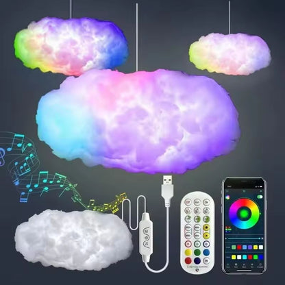 DreamCloud Pro DIY RGBIC LED Cloud Ceiling Light Strip 4