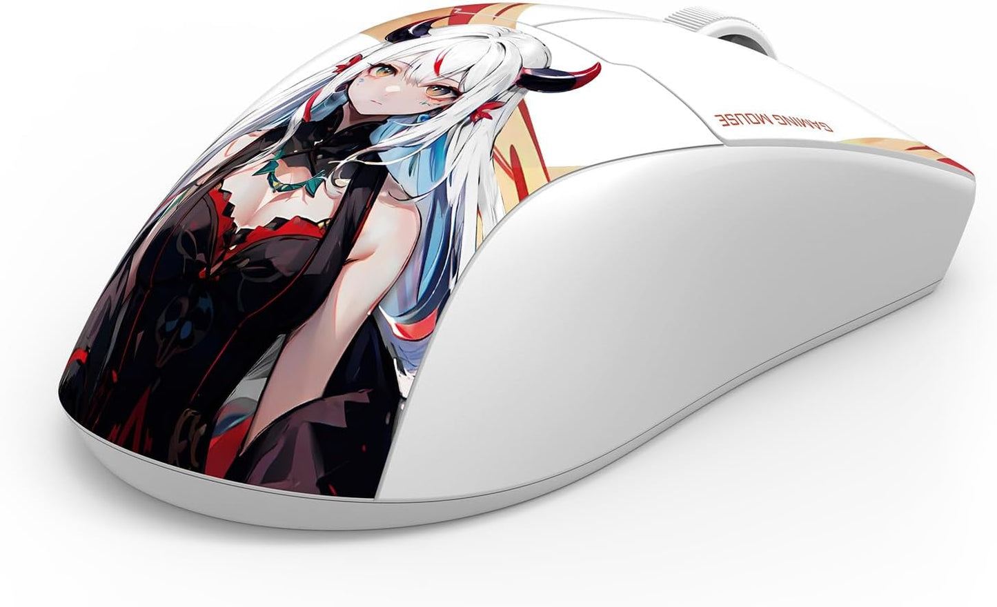 Redragon Wireless Gaming Mouse, 3 Mode, 26K DPI Sensor, Lightweight 55G Build, Ergonomic Natural Grip, White