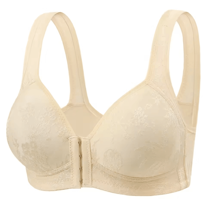 ComfortEase Front Closure Wireless Full Coverage Bra For Women 6