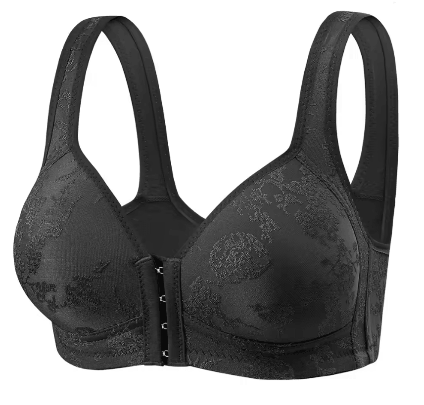 ComfortEase Front Closure Wireless Full Coverage Bra For Women 7