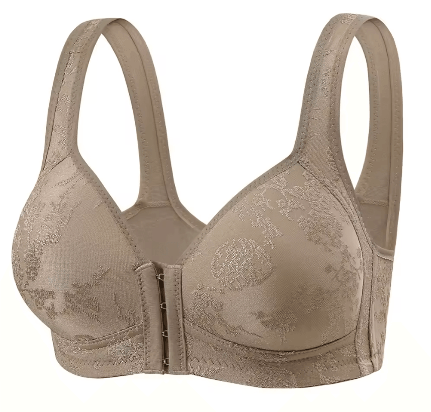 ComfortEase Front Closure Wireless Full Coverage Bra For Women 8