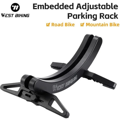 Adjustable Bicycle Parking Rack for Indoor Storage and Repairs
