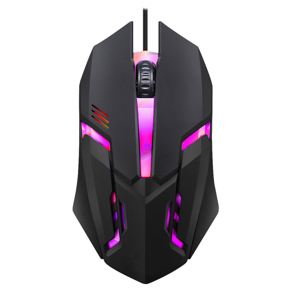 Optical Wired Gamer Mouse for Desktop Laptop, E-Sports USB Wired Mouse, Colorful LED Gaming Mouse DPI Precision