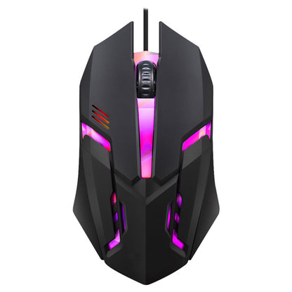Optical Wired Gamer Mouse for Desktop Laptop, E-Sports USB Wired Mouse, Colorful LED Gaming Mouse DPI Precision
