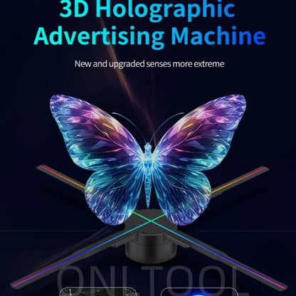P65 HD 3D Hologram Fan Projector – High Resolution Hologram Fan for Advertising and Events
