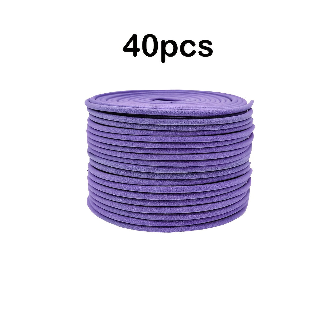 40 Lavender Aromatherapy Coils Fragrant Fragrances for Air Purification & Yoga Relaxing & Purifying Home Scent