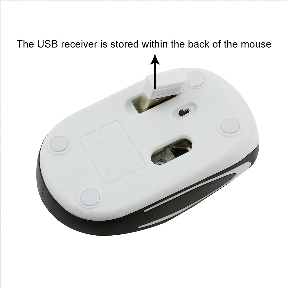 USB Portable Optical Mause Cute Mini 24GHz Wireless Mouse Ergonomic Gaming Mice For Laptop PC Small 3