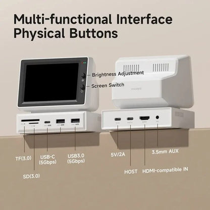 35in IPS Mini PC Monitoring Display With USB C Hub 2