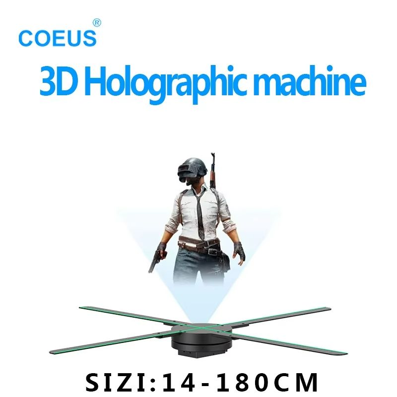 HoloAir 3D Hologram Fan Advertising Display with App & Remote Control