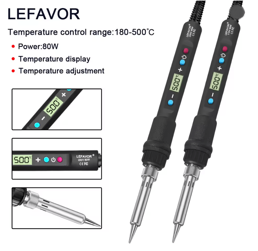 ProTemp 80W Digital Soldering Iron Kit With LCD Display 1