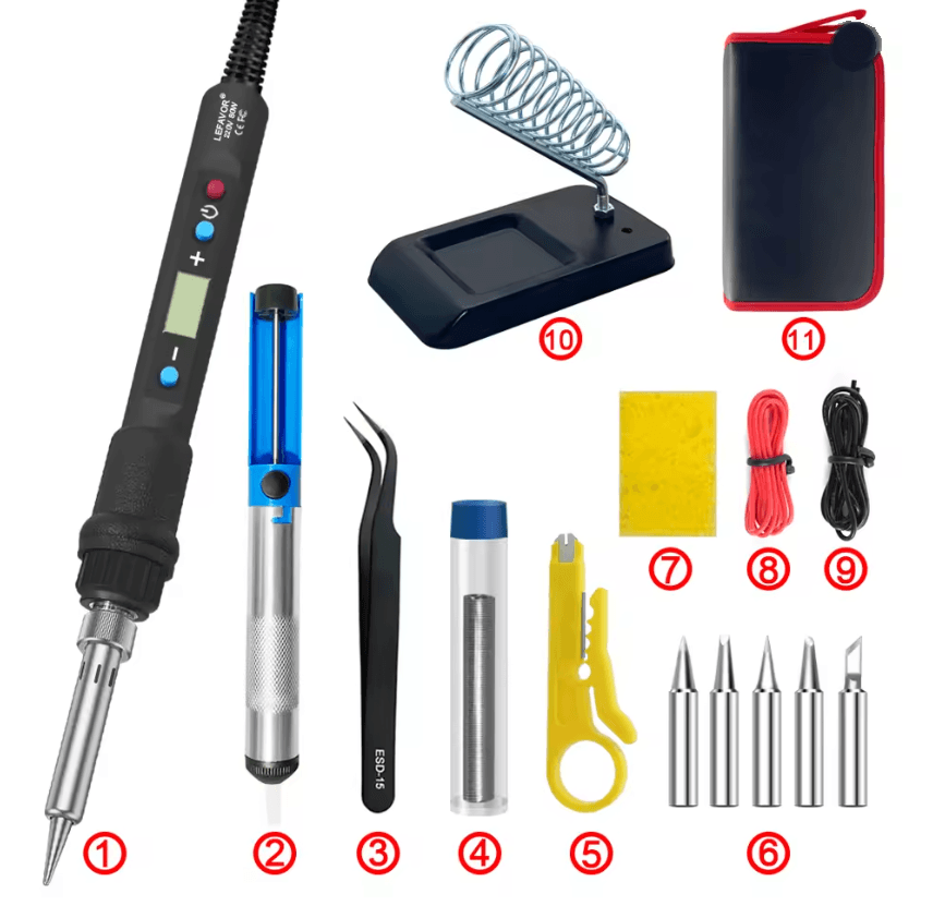 ProTemp 80W Digital Soldering Iron Kit With LCD Display 3