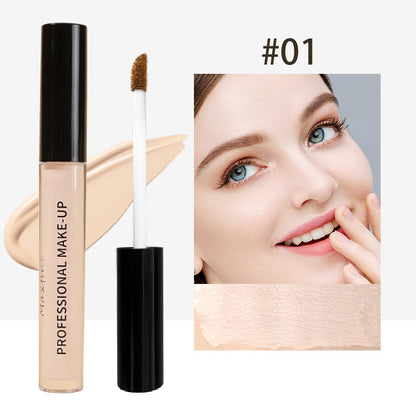 Long-Lasting Moisturizing Concealer Liquid Foundation, Full Coverage, Waterproof, Sweat-Proof, Easy Blend, Natural Look