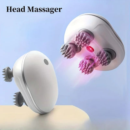 Electric Scalp and Body Massager for Deep Muscle Relief