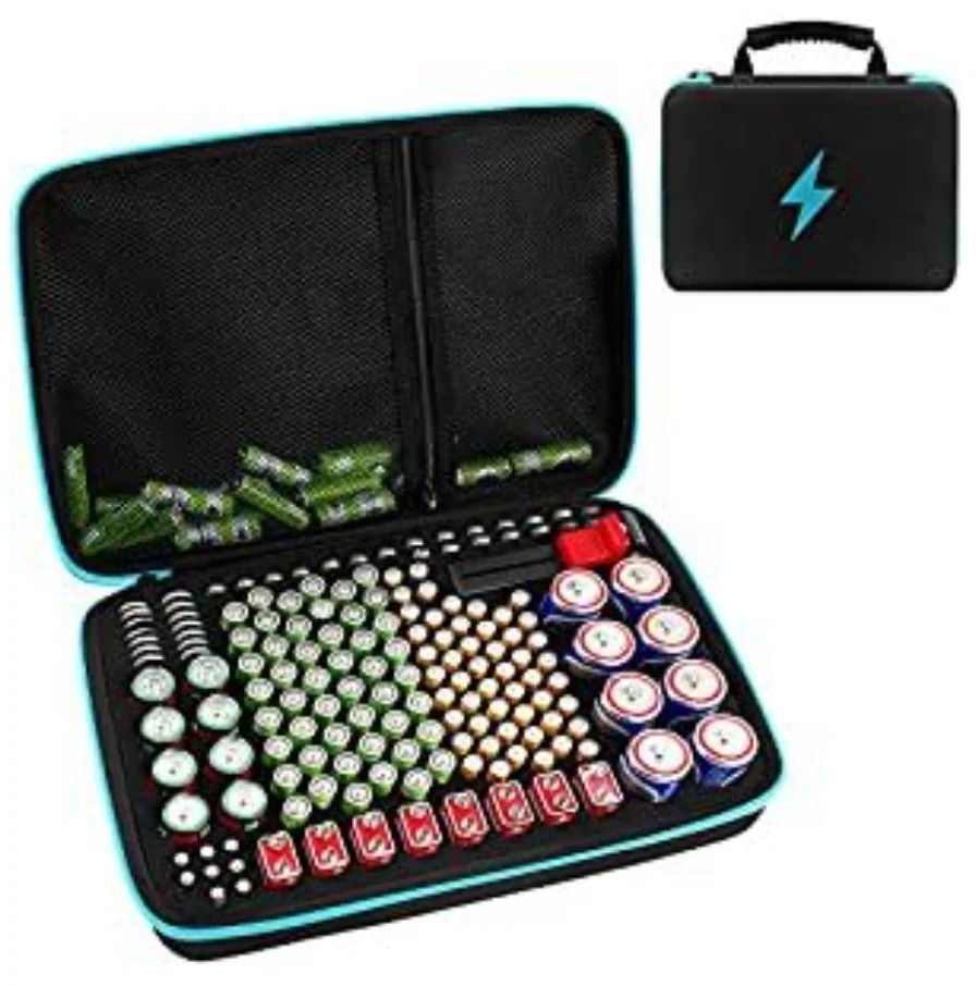 Battery Organizer Storage Case With BuiltIn Tester 9