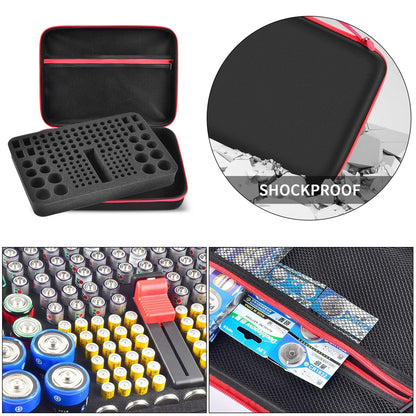 Battery Organizer Storage Case With BuiltIn Tester 3