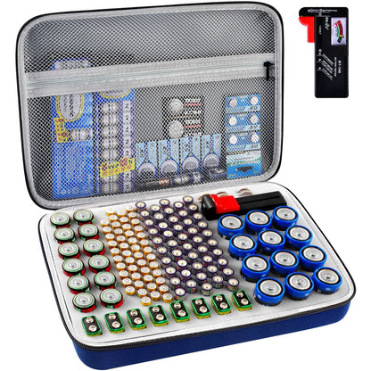 Battery Organizer Storage Case With BuiltIn Tester 13