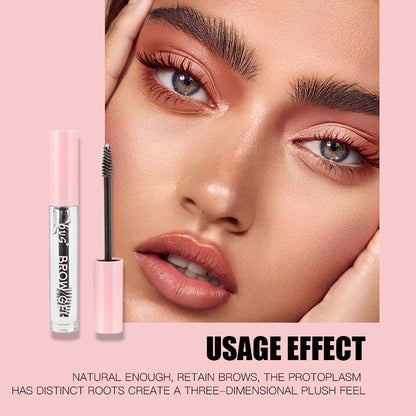 Waterproof Eyebrow Styling Cream, Long Lasting Quick Drying Brow Soap, Natural Wild Feathery Brow Makeup, Smudge Proof