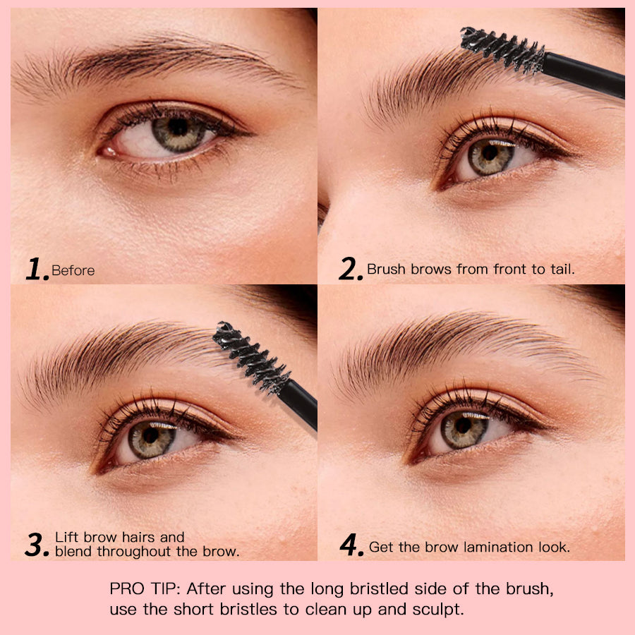 Waterproof Eyebrow Styling Cream, Long Lasting Quick Drying Brow Soap, Natural Wild Feathery Brow Makeup, Smudge Proof