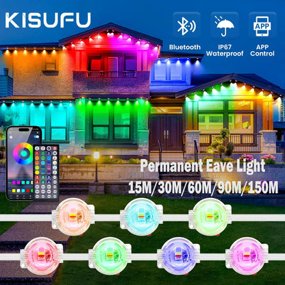 AuroraGlow RGB Eaves Lights Kit