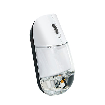 Creative Ocean Doll Wireless Mouse, New Cute Floating Aquarium Animal, 2.4G Bluetooth Mice for Laptop and PC