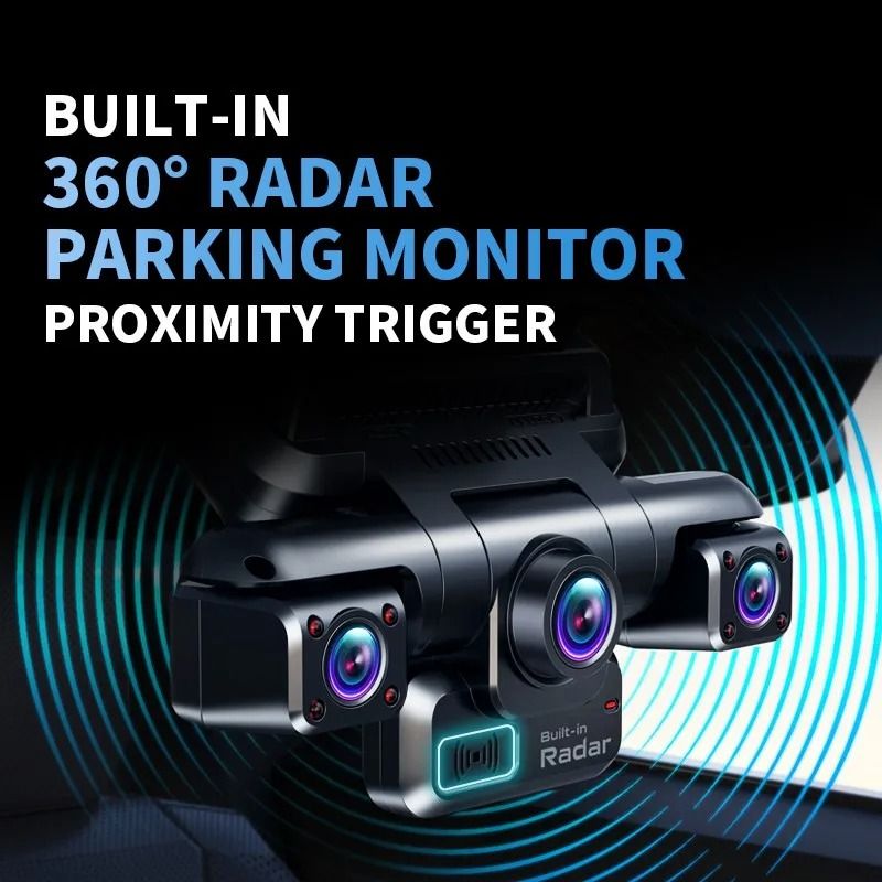 4K Front And Rear GPS Dash Cam With 360 Coverage And Parking Mode 3