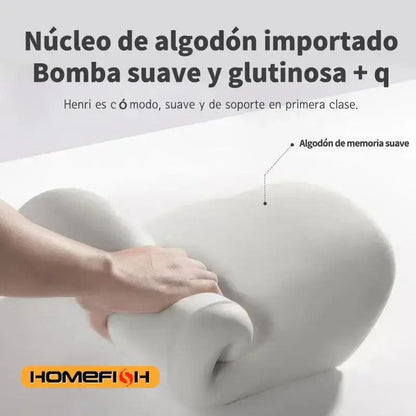 Memory Foam Lumbar Support Cushion For Car Office And Back Relief 3