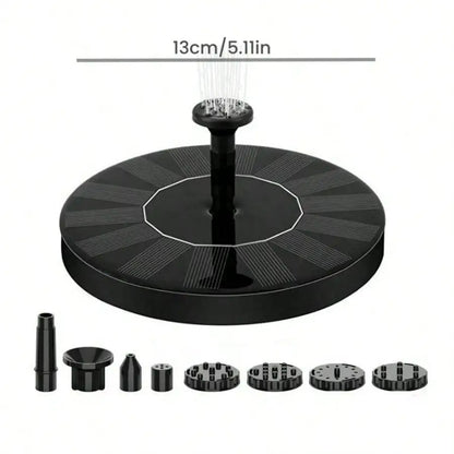 Mini Solar Powered Fountain Pump, Solar Water Fountain for Pool, Pond, Waterfall, Bird Baths & Garden Decorations