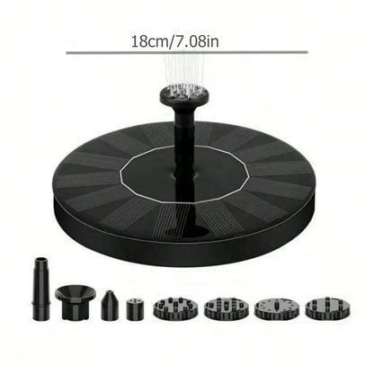 Mini Solar Powered Fountain Pump, Solar Water Fountain for Pool, Pond, Waterfall, Bird Baths & Garden Decorations
