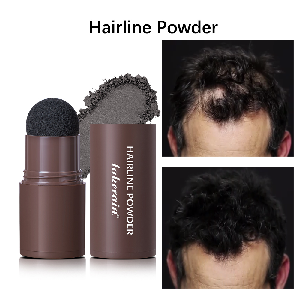Hair Building Repair Stick Pen, Thicker Fuller Looking Hair Fibers, Root Eyebrow Filler, 6 Shades for Men and Women