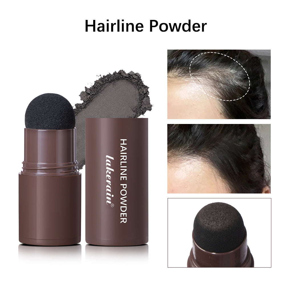 Hair Building Repair Stick Pen, Thicker Fuller Looking Hair Fibers, Root Eyebrow Filler, 6 Shades for Men and Women