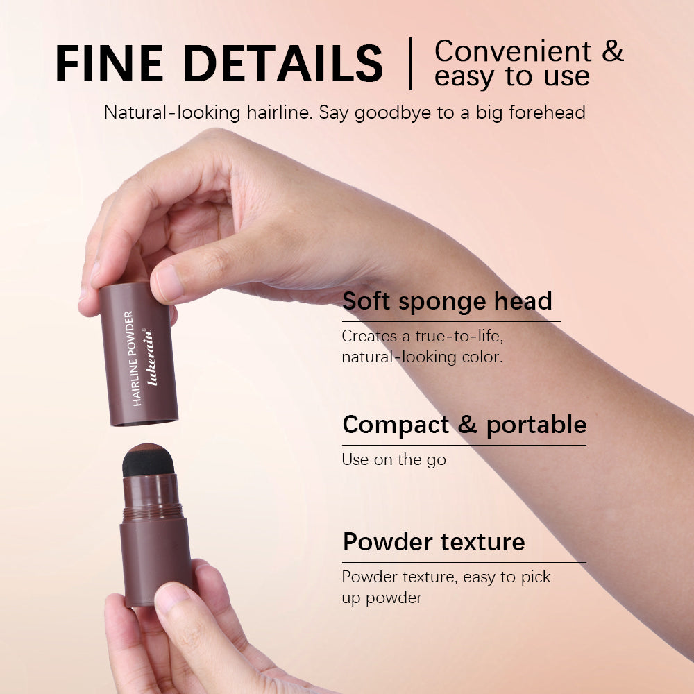 Hair Building Repair Stick Pen, Thicker Fuller Looking Hair Fibers, Root Eyebrow Filler, 6 Shades for Men and Women