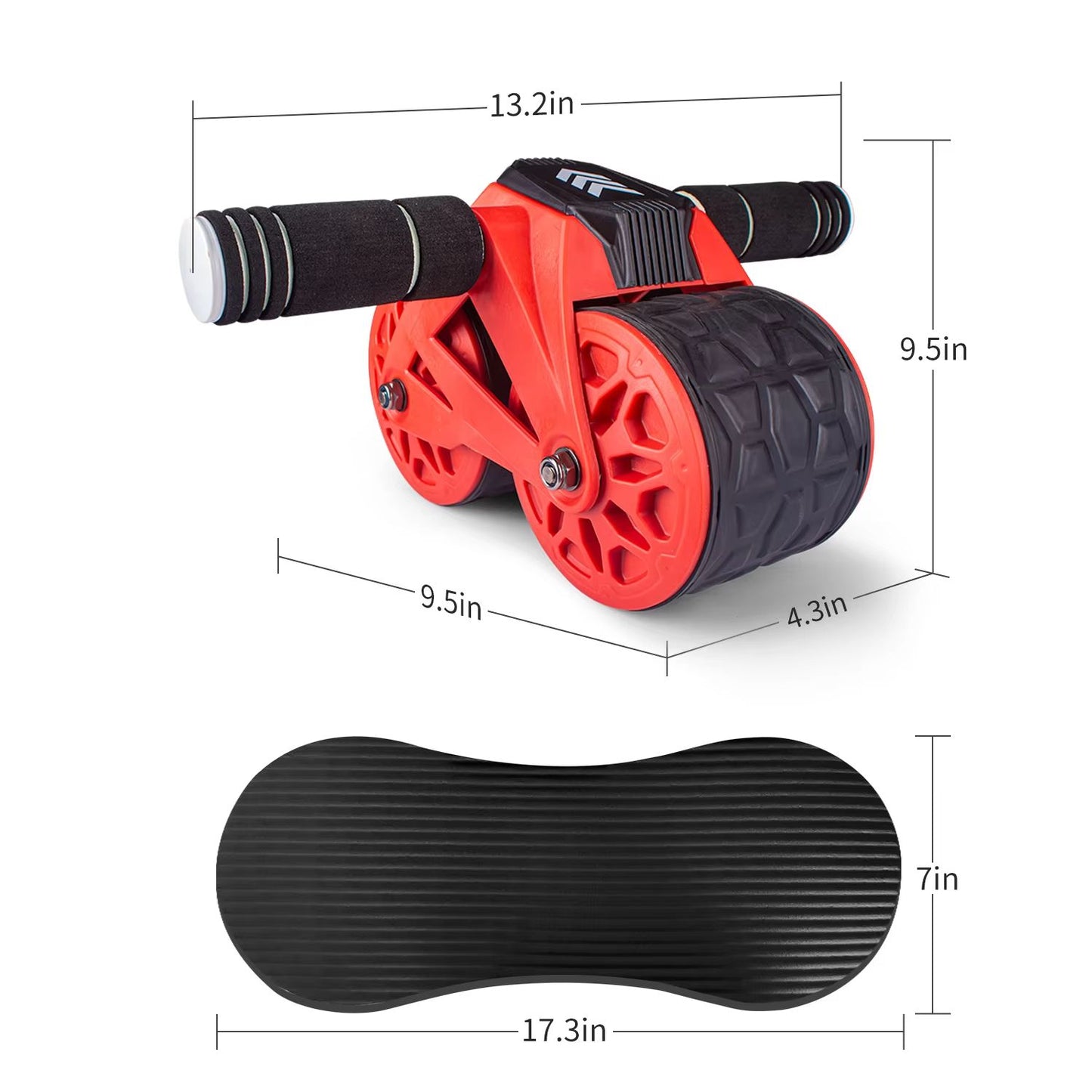 Leikefitness Automatic Rebound Ab Wheel Roller  Core Trainer With Intelligent Display  Knee Pad 1