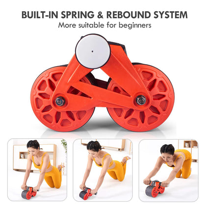 Leikefitness Automatic Rebound Ab Wheel Roller  Core Trainer With Intelligent Display  Knee Pad 4